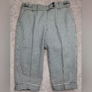 Ann Taylor LOFT "ANN" Cropped Wool Blend Houndstooth/Tweed Pants - Petite 4